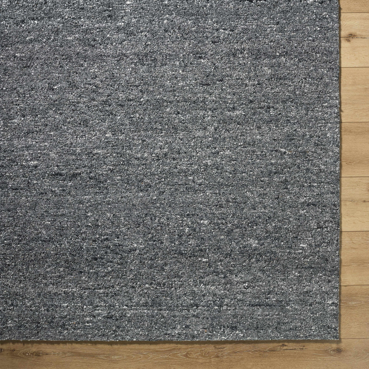 Sevan Charcoal Wool Area Rug by Boutique Rugs