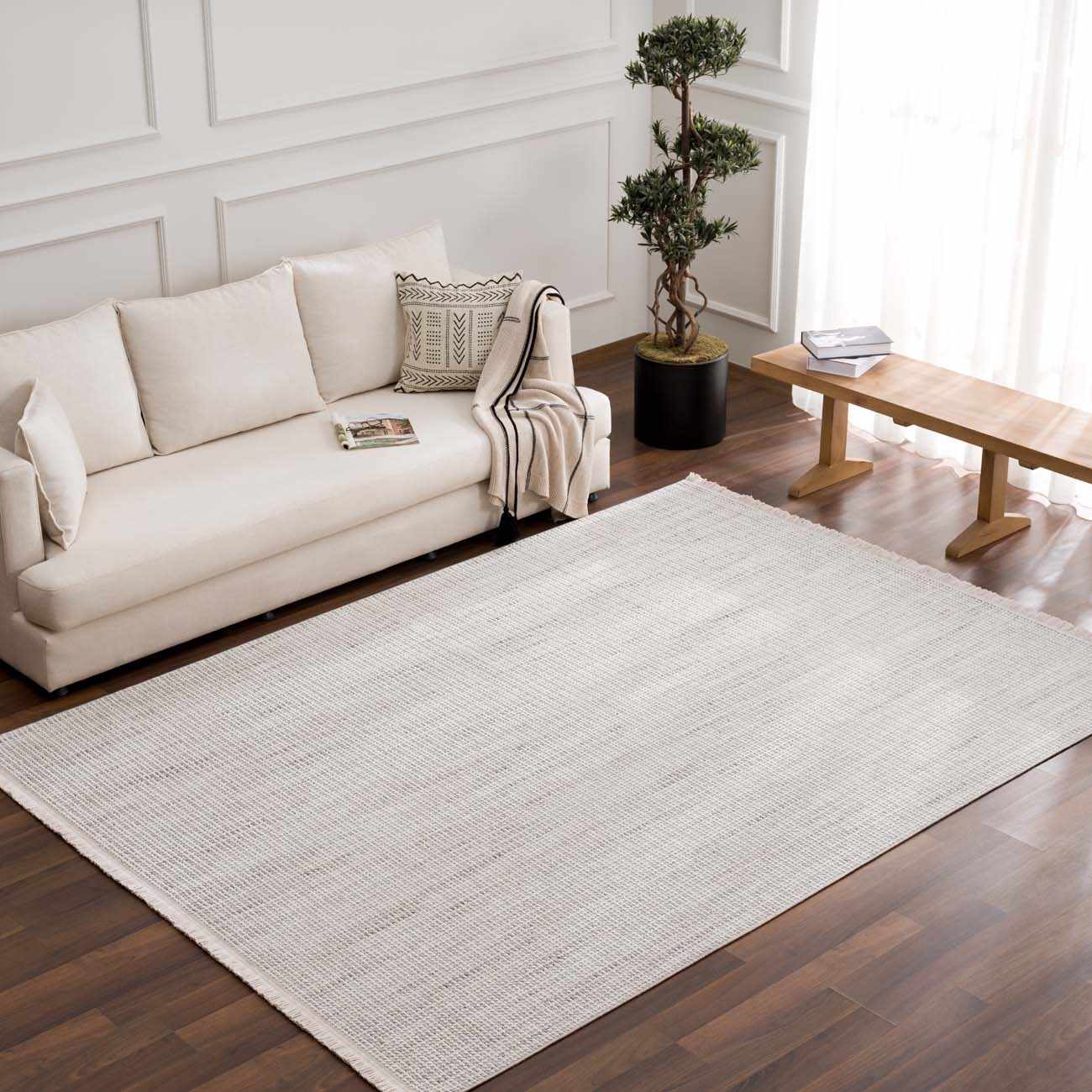 Gowan Cream Area Rug by Boutique Rugs