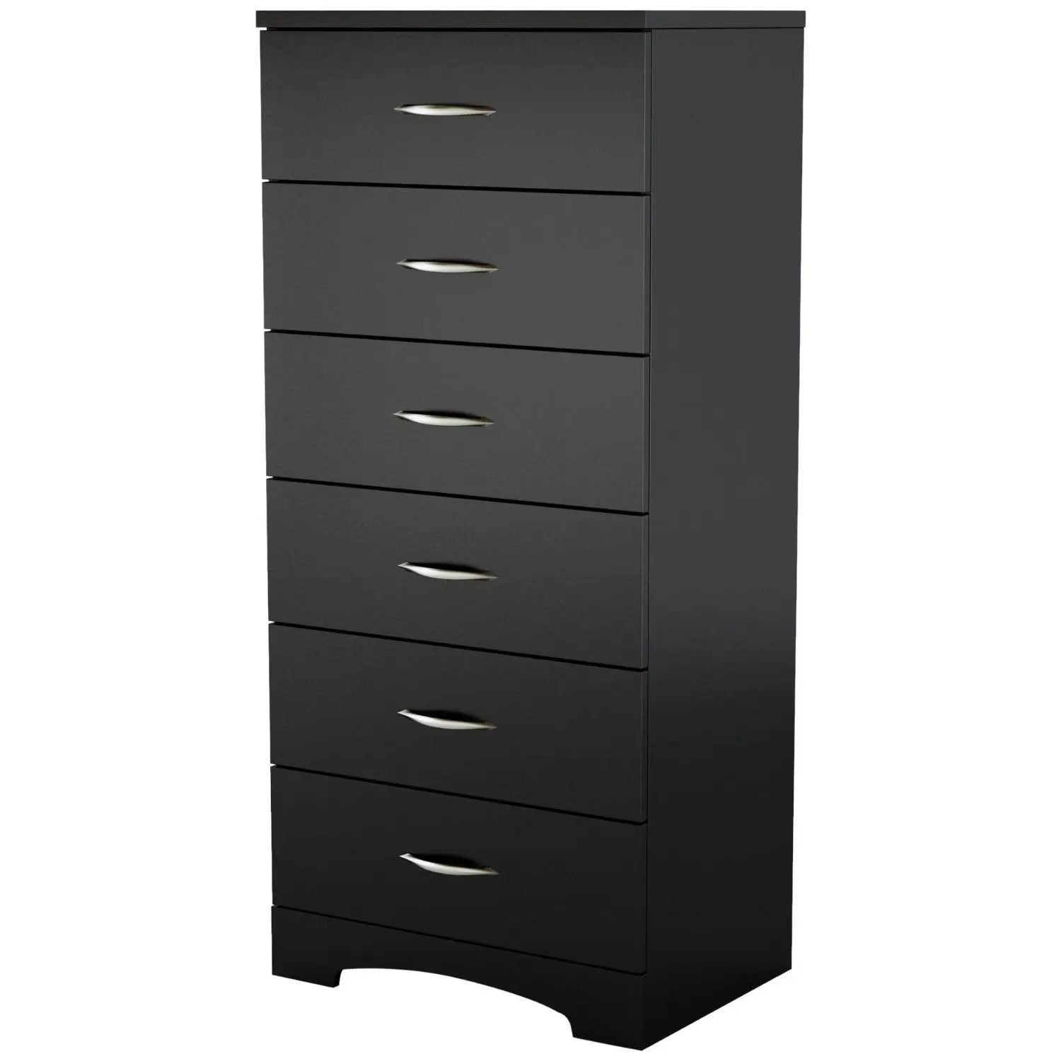 Black 6-Drawer Lingerie Chest for Contemporary Bedroom by HomePacific