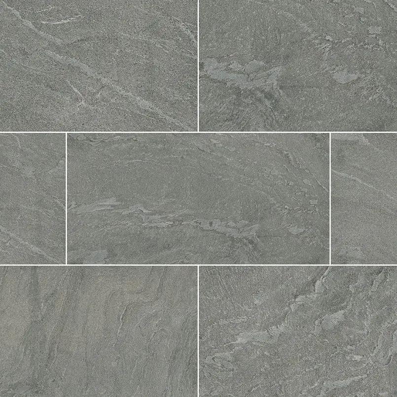Ostrich Grey Honed Quartzite Tiles 12x24 by MSI Surfaces