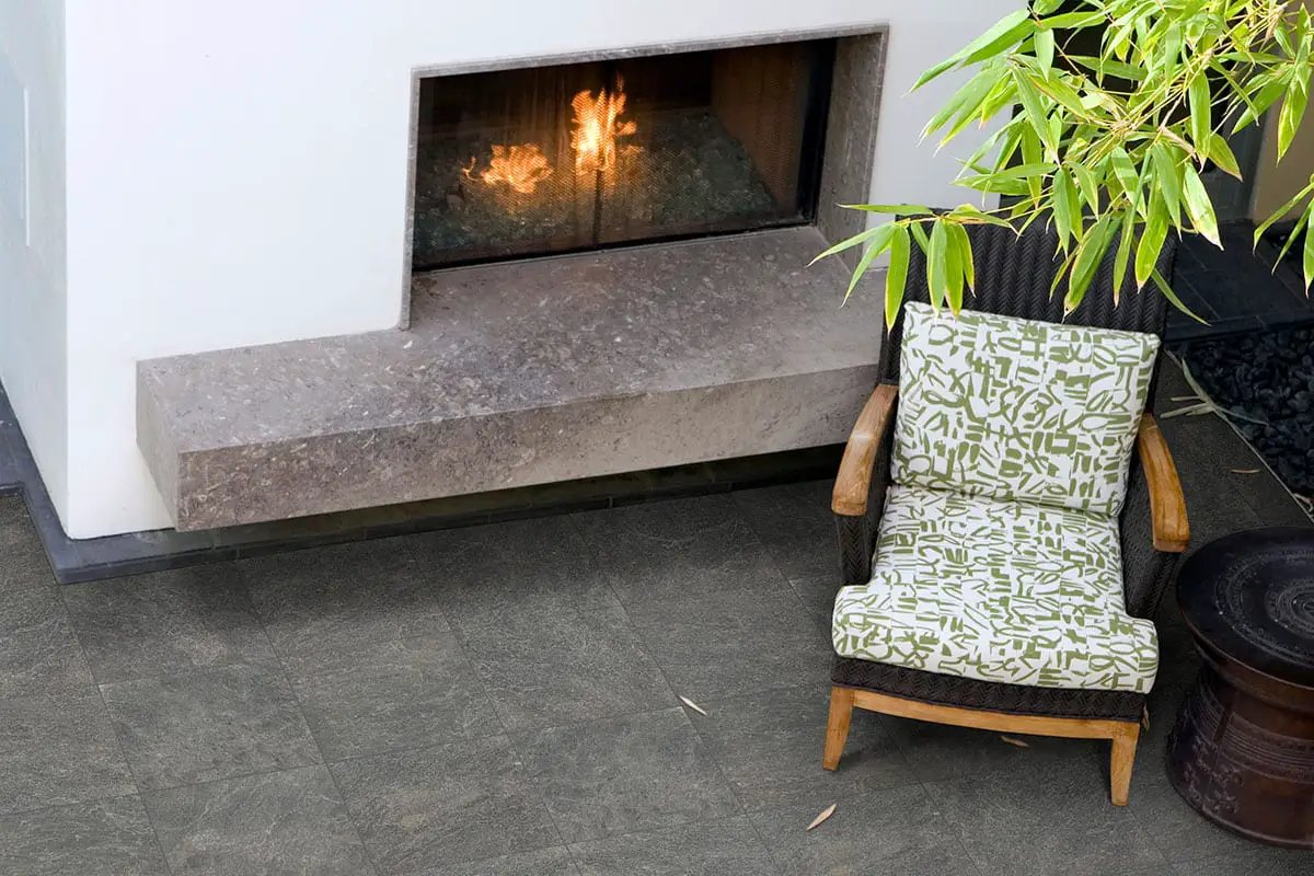 Ostrich Grey Honed Quartzite Tiles 16x16 by MSI Surfaces