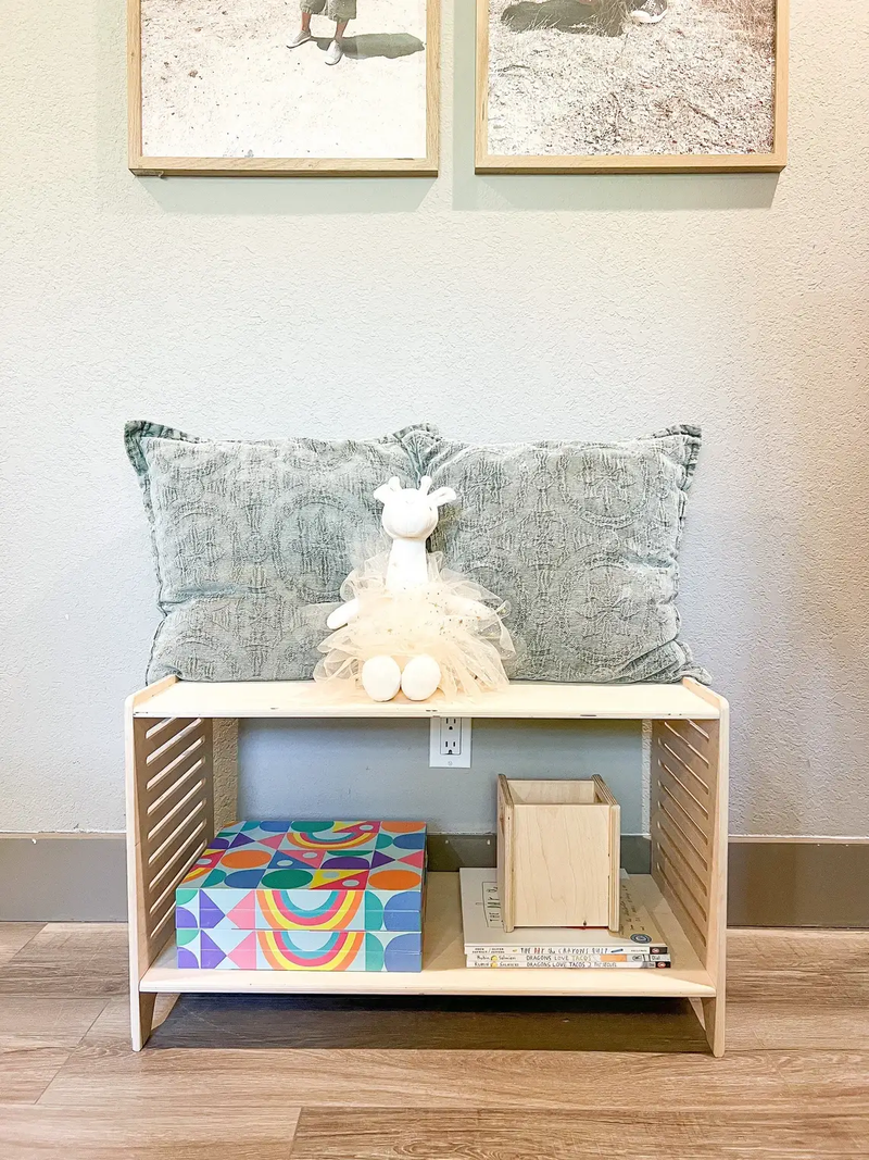 SPARROW- Small Toy Shelf by Bush Acres