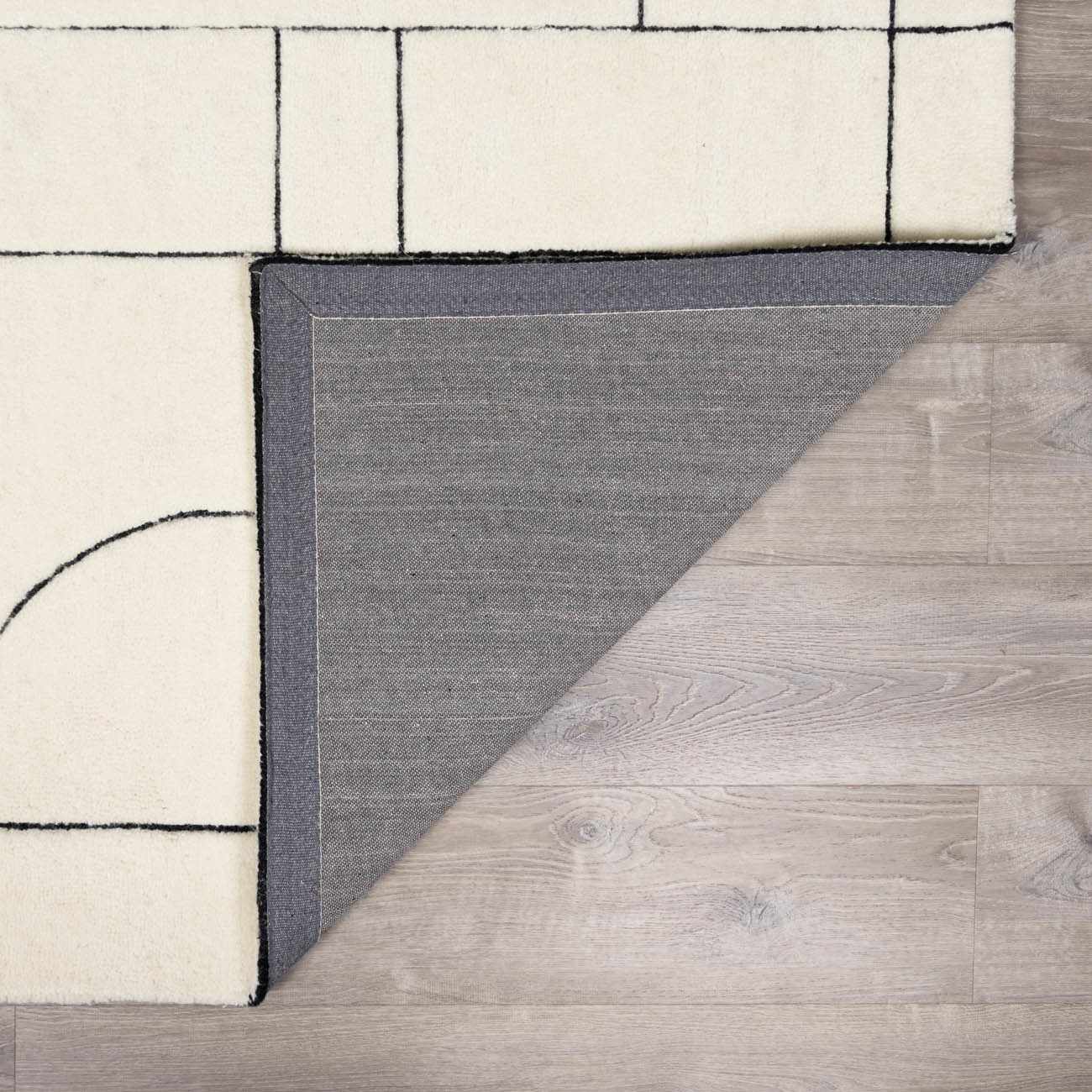 Fusao Rose Cream Area Rug - Clearance by Boutique Rugs
