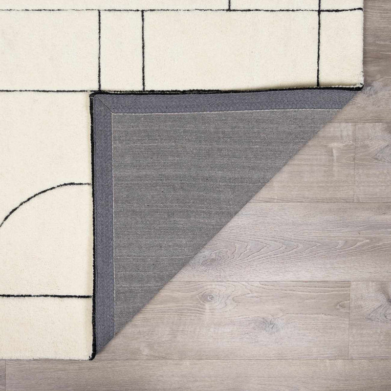 Fusao Rose Cream Area Rug - Clearance by Boutique Rugs