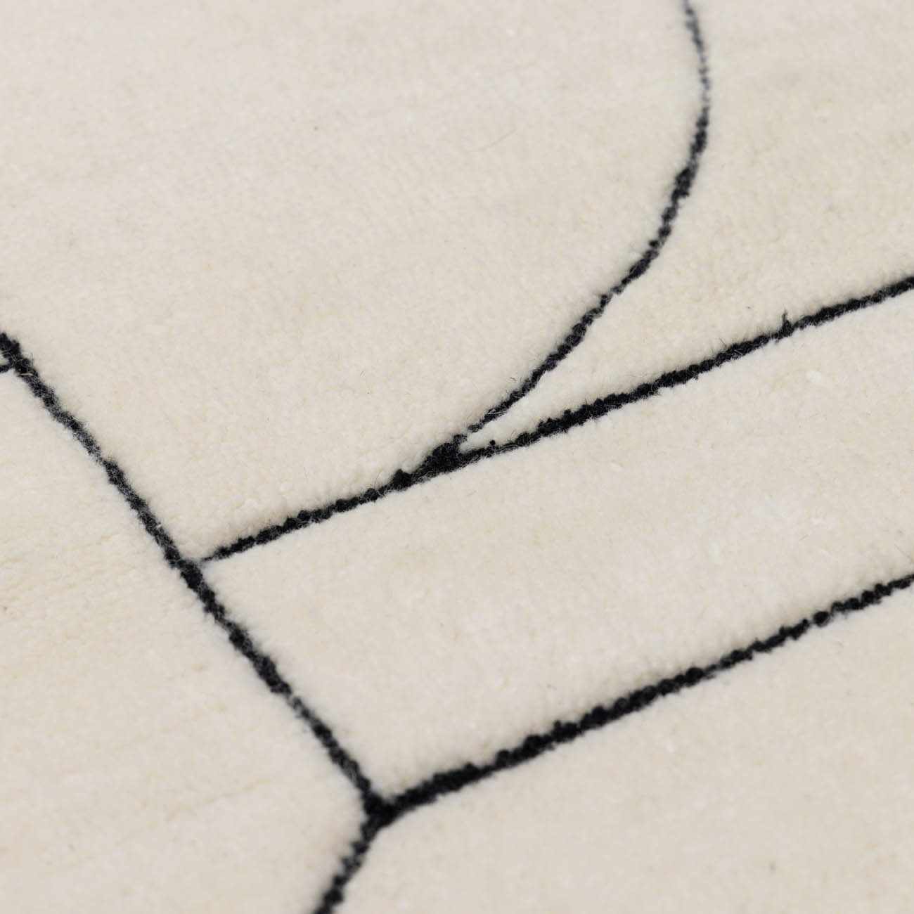 Fusao Rose Cream Area Rug - Clearance by Boutique Rugs