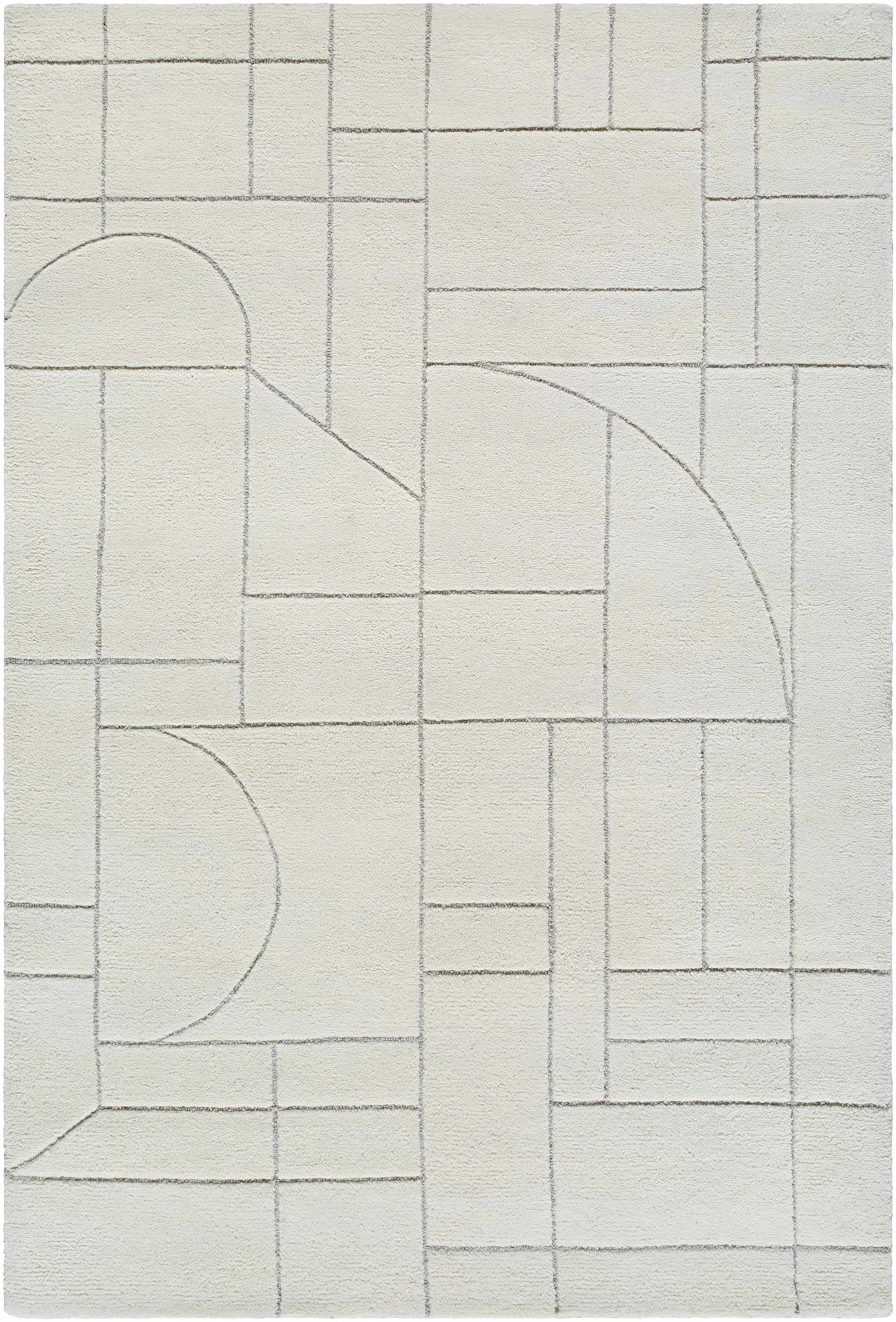 Fusao Off White Area Rug - Clearance by Boutique Rugs