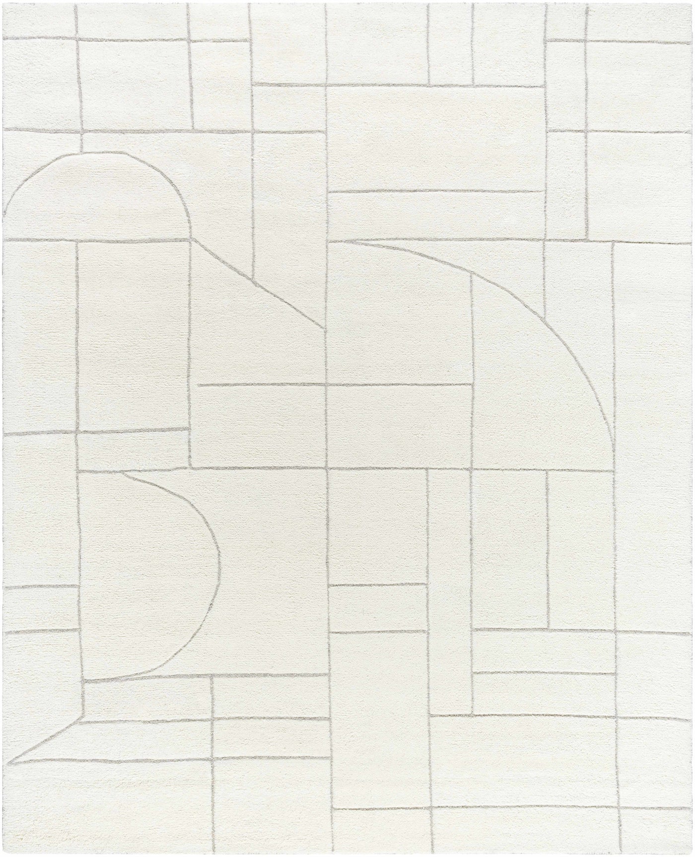 Fusao Off White Area Rug - Clearance by Boutique Rugs