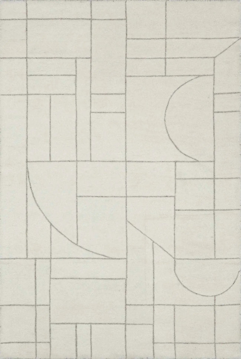 Fusao Off White Area Rug - Clearance by Boutique Rugs