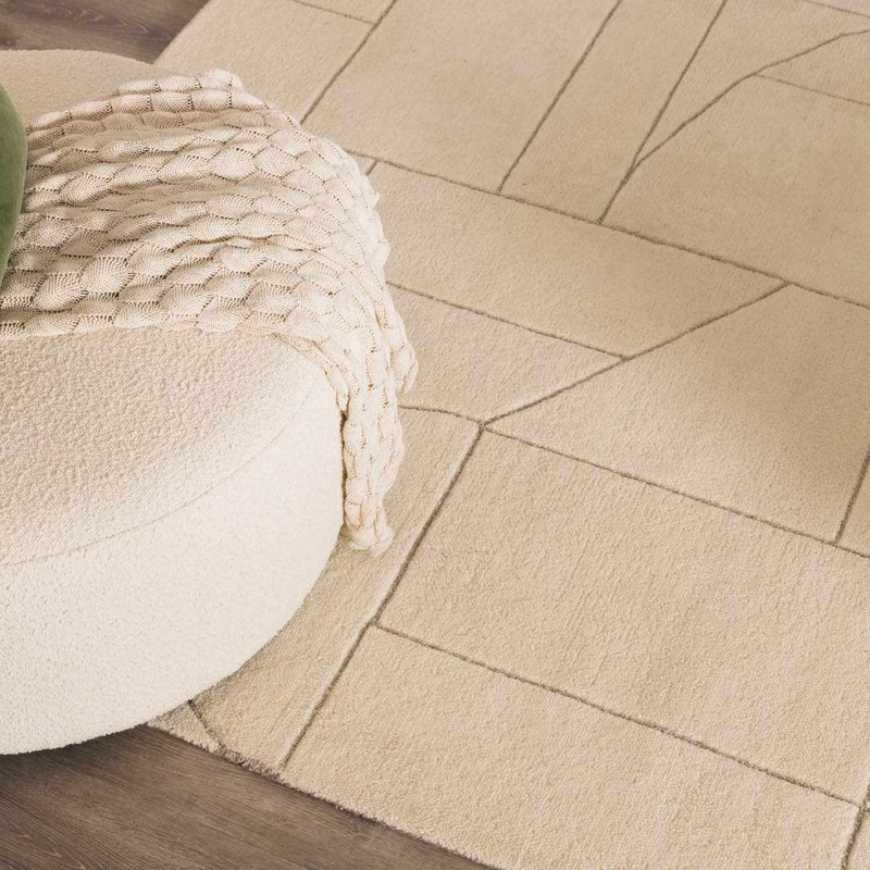 Fusao Off White Area Rug - Clearance by Boutique Rugs