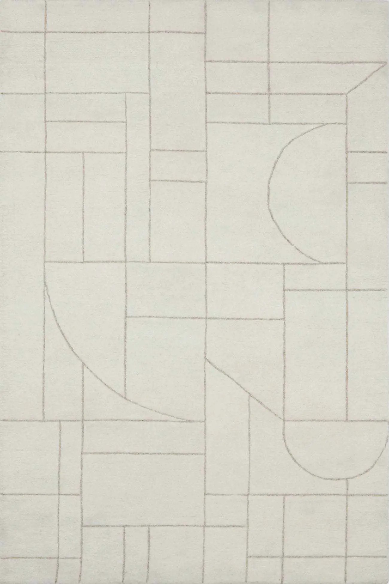 Fusao Beige Area Rug by Boutique Rugs