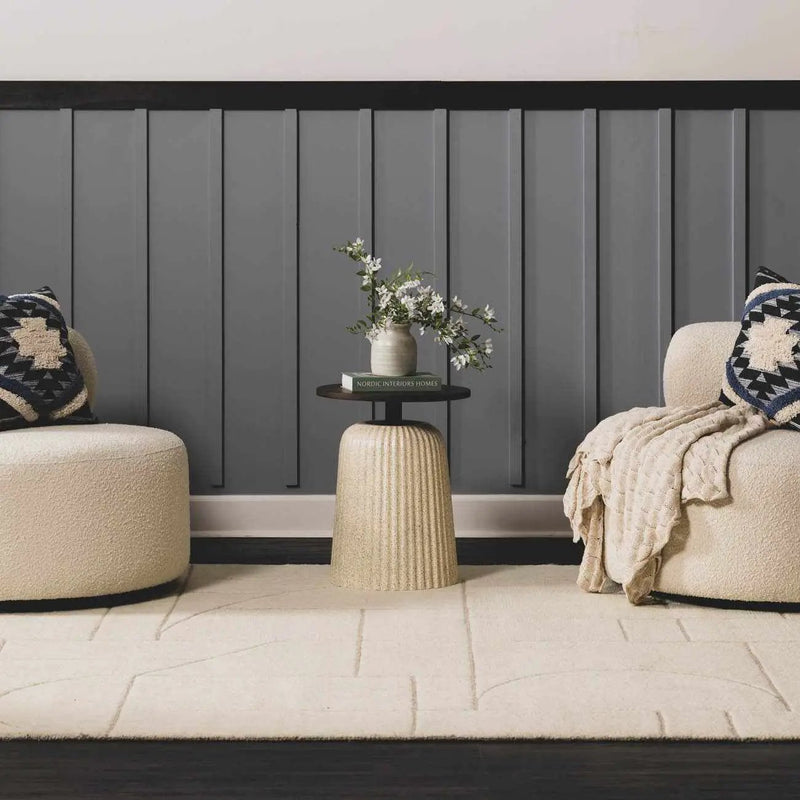 Fusao Beige Area Rug by Boutique Rugs