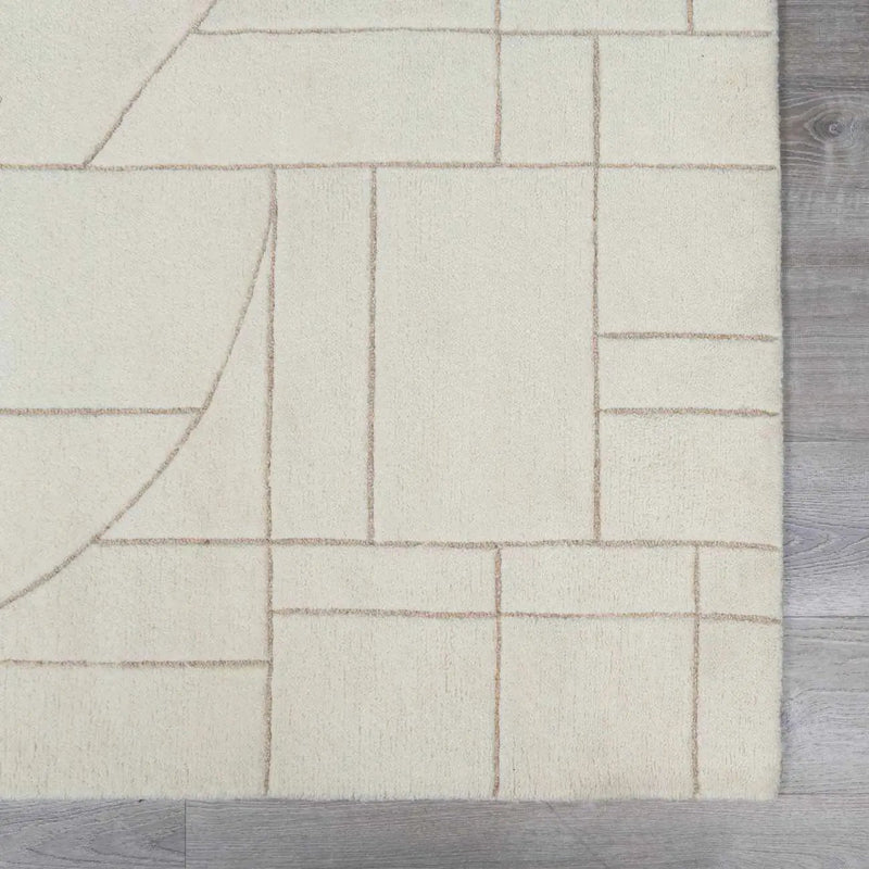 Fusao Beige Area Rug by Boutique Rugs