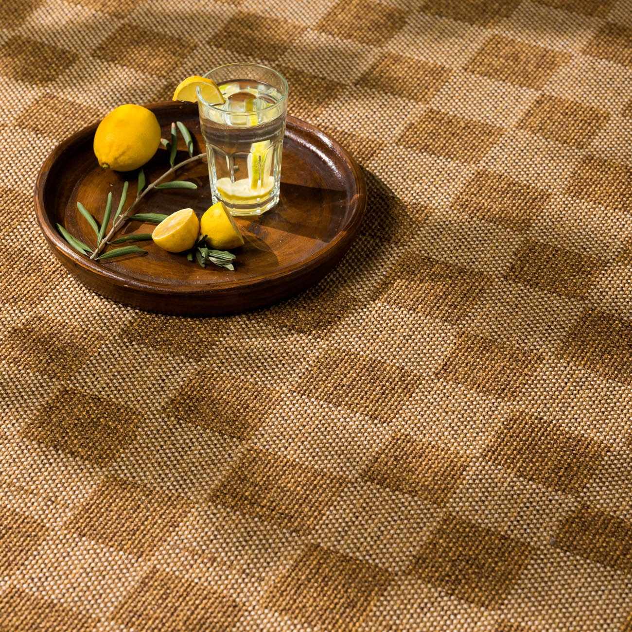 Kuval Checkered Brown Outdoor Rug by Boutique Rugs