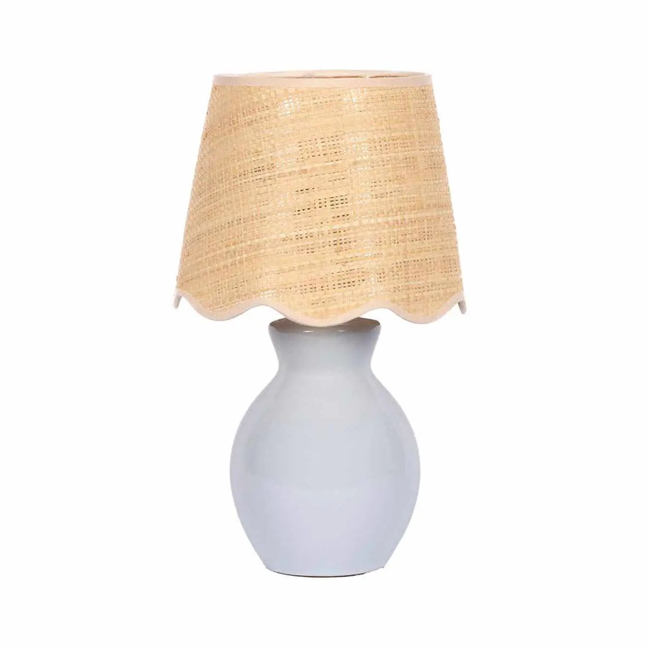 Salgareda Grey Ceramic Table Lamp by Boutique Rugs