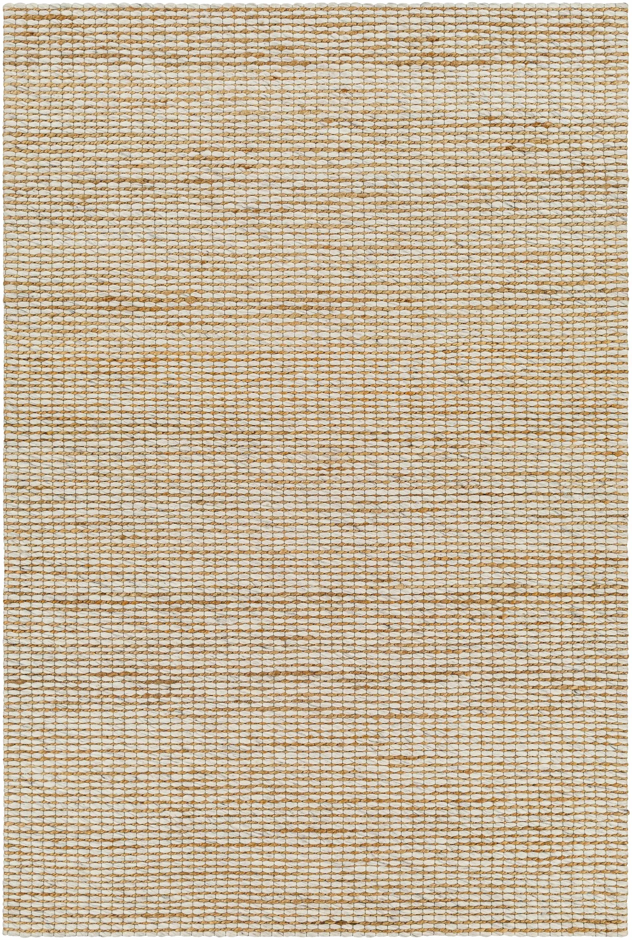 Riki Cream Jute-Wool Blend Rug by Boutique Rugs
