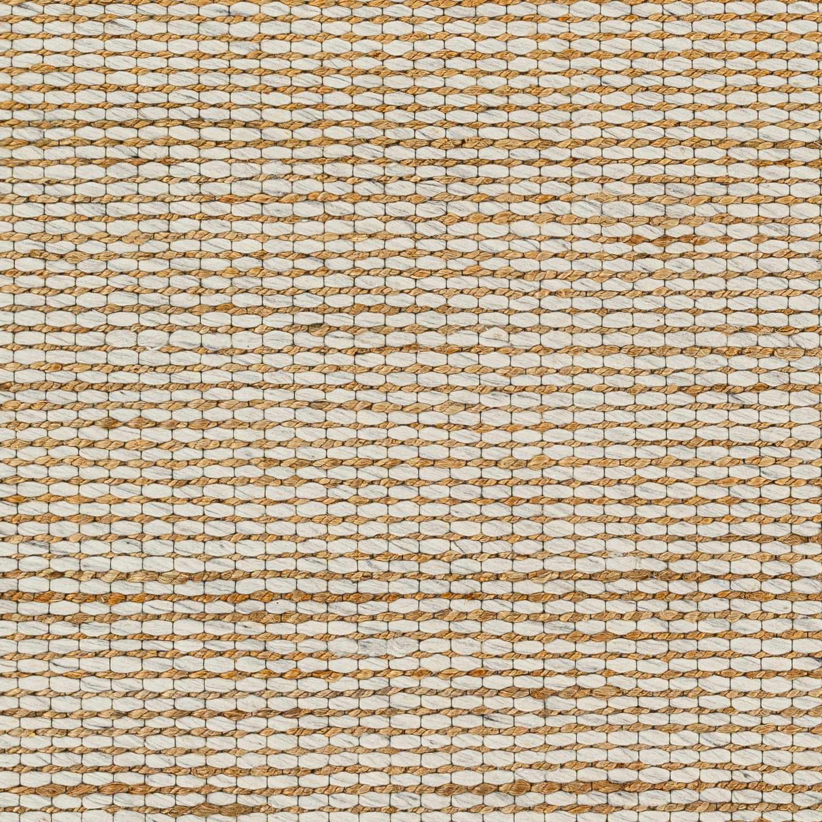 Riki Cream Jute-Wool Blend Rug by Boutique Rugs