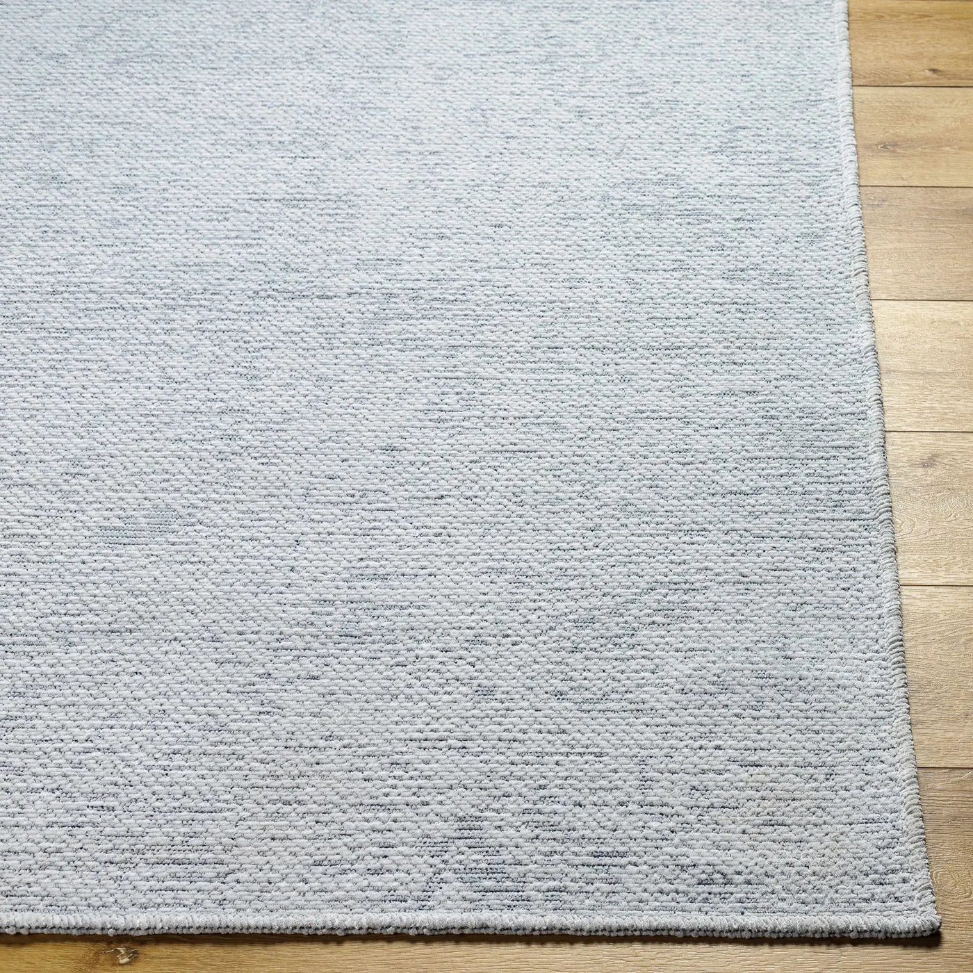 Isako Light Blue Solid Washable Rug - Clearance by Boutique Rugs