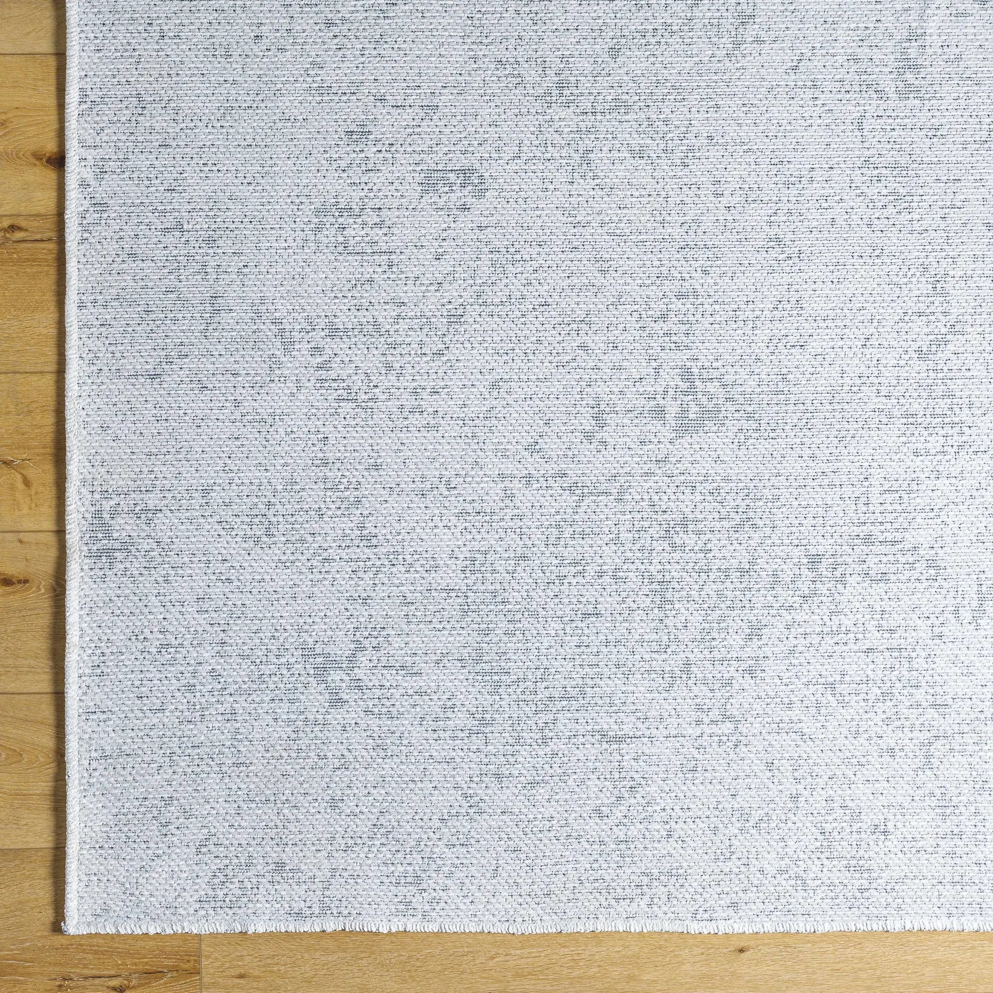 Isako Light Blue Solid Washable Rug - Clearance by Boutique Rugs