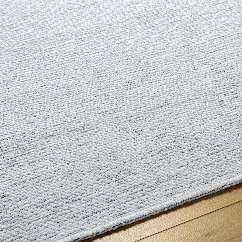 Isako Light Blue Solid Washable Rug - Clearance by Boutique Rugs