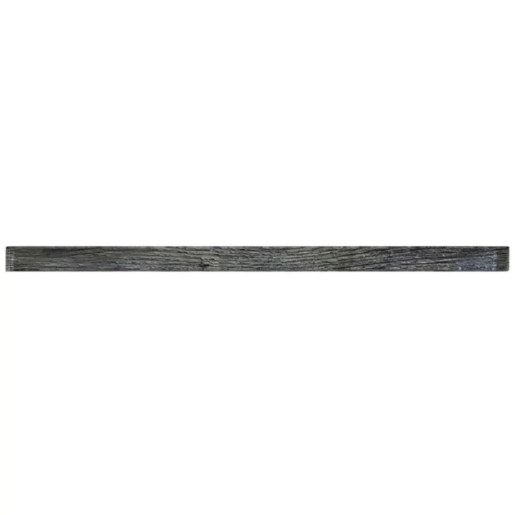 Spruce Blue 0.5x12 Glossy Glass Pencil Tile Trim (10 pack, 0.5 sq ft/case) by Apollo Tile