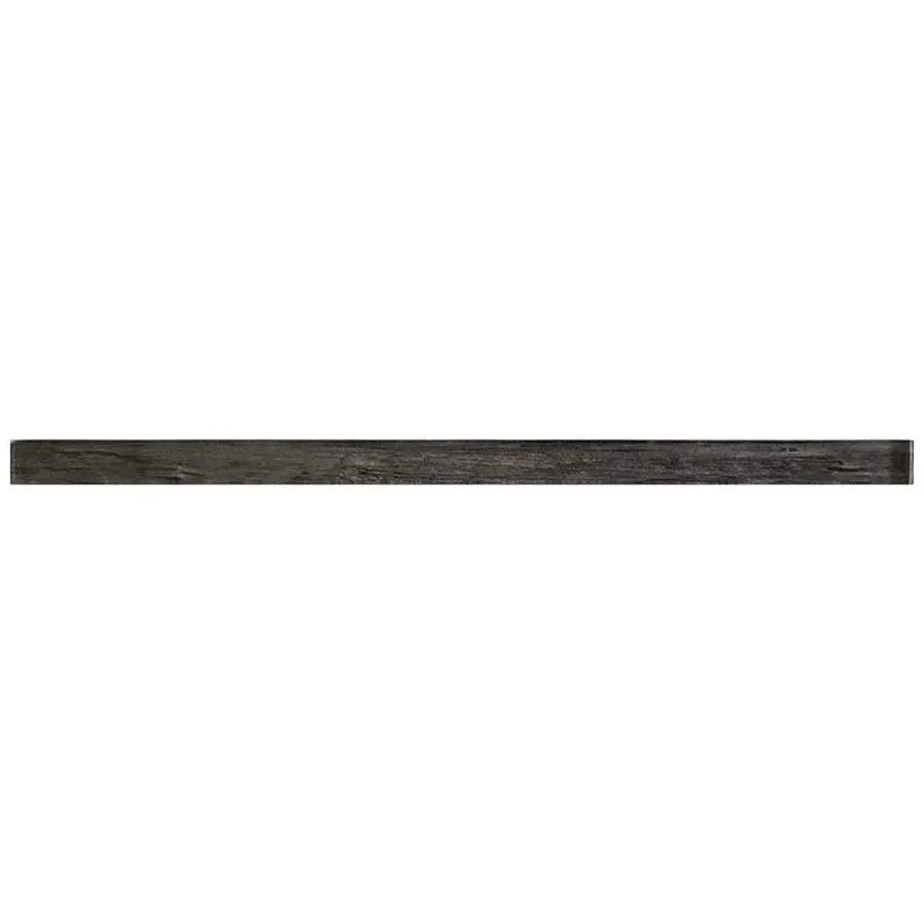 Wood Brown 0.5x12 Glossy Glass Pencil Tile Trim (10 pack, 0.5 sq ft/case) by Apollo Tile