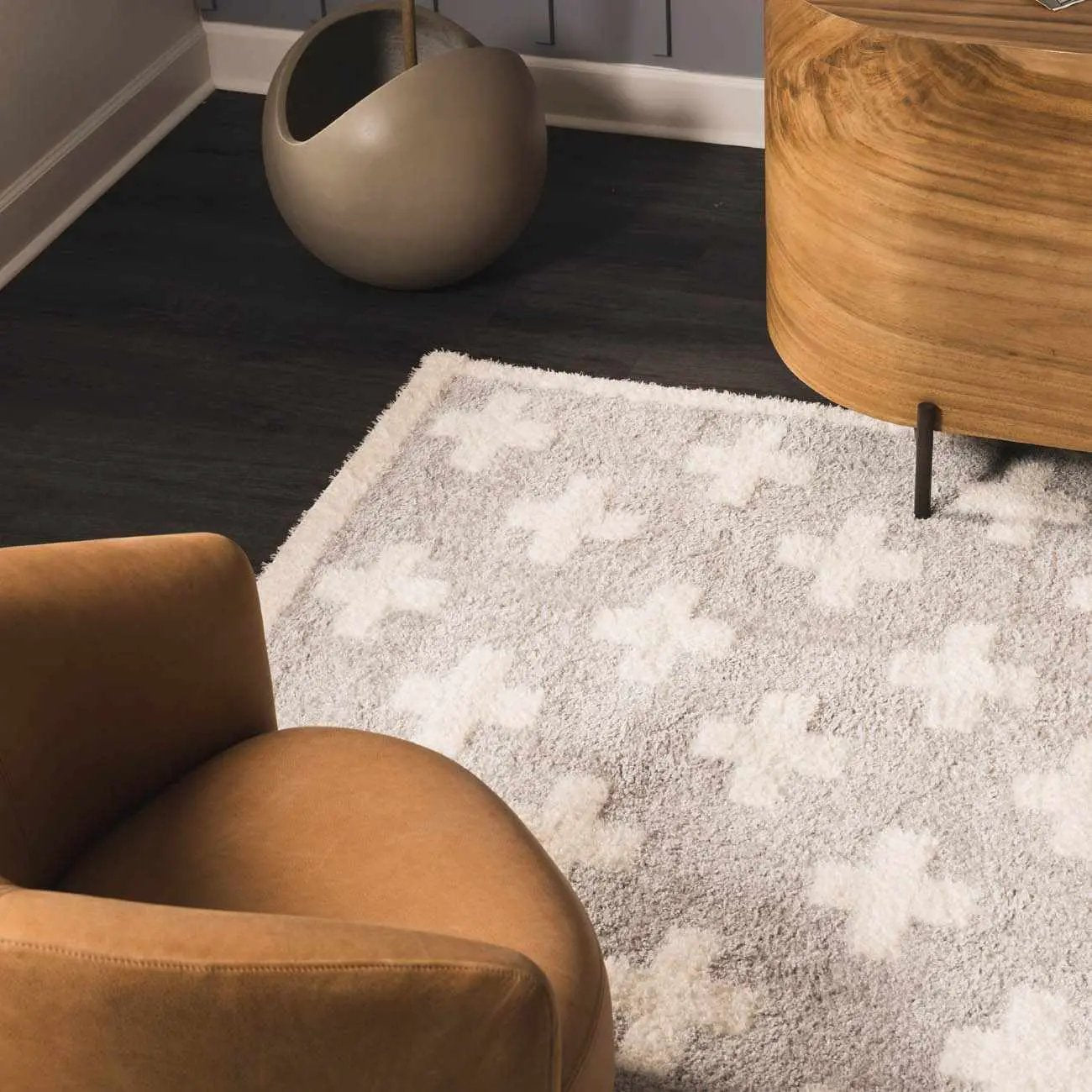 Satu Blue Area Rug by Boutique Rugs