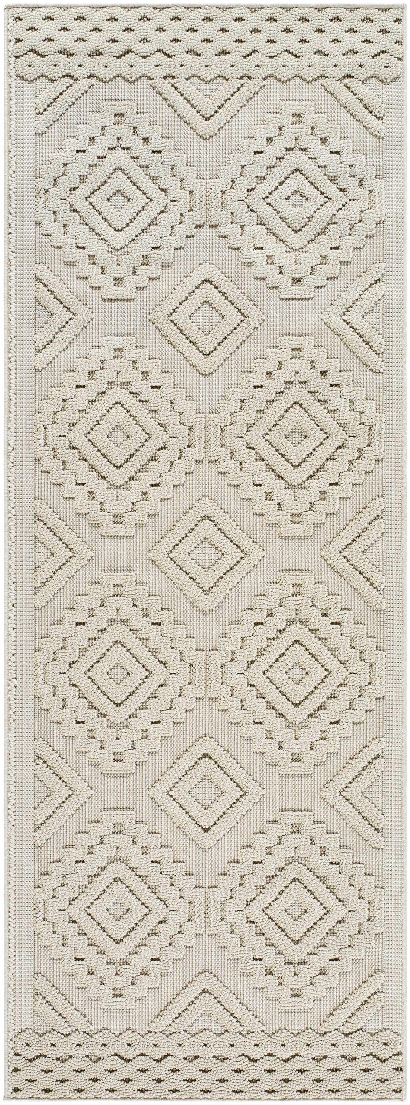 Arwid Bone Outdoor Area Rug - Clearance by Boutique Rugs