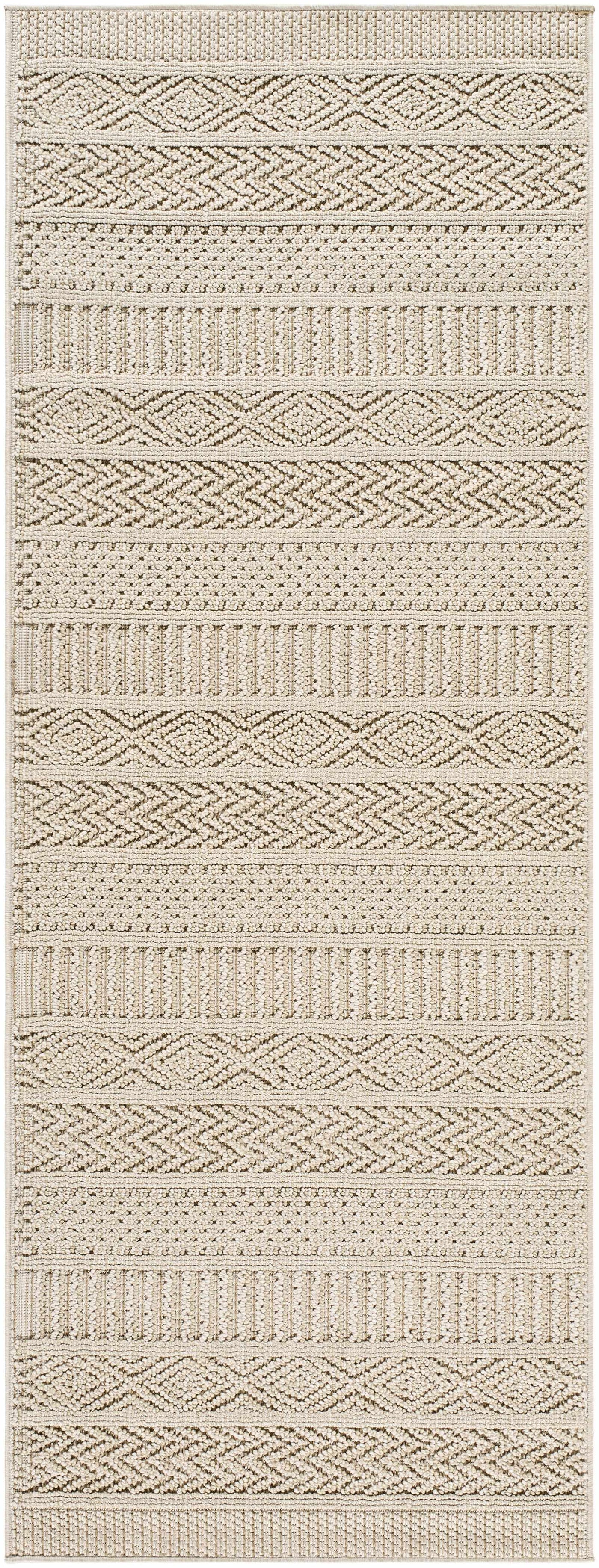 Corom Beige Outdoor Area Rug - Clearance by Boutique Rugs