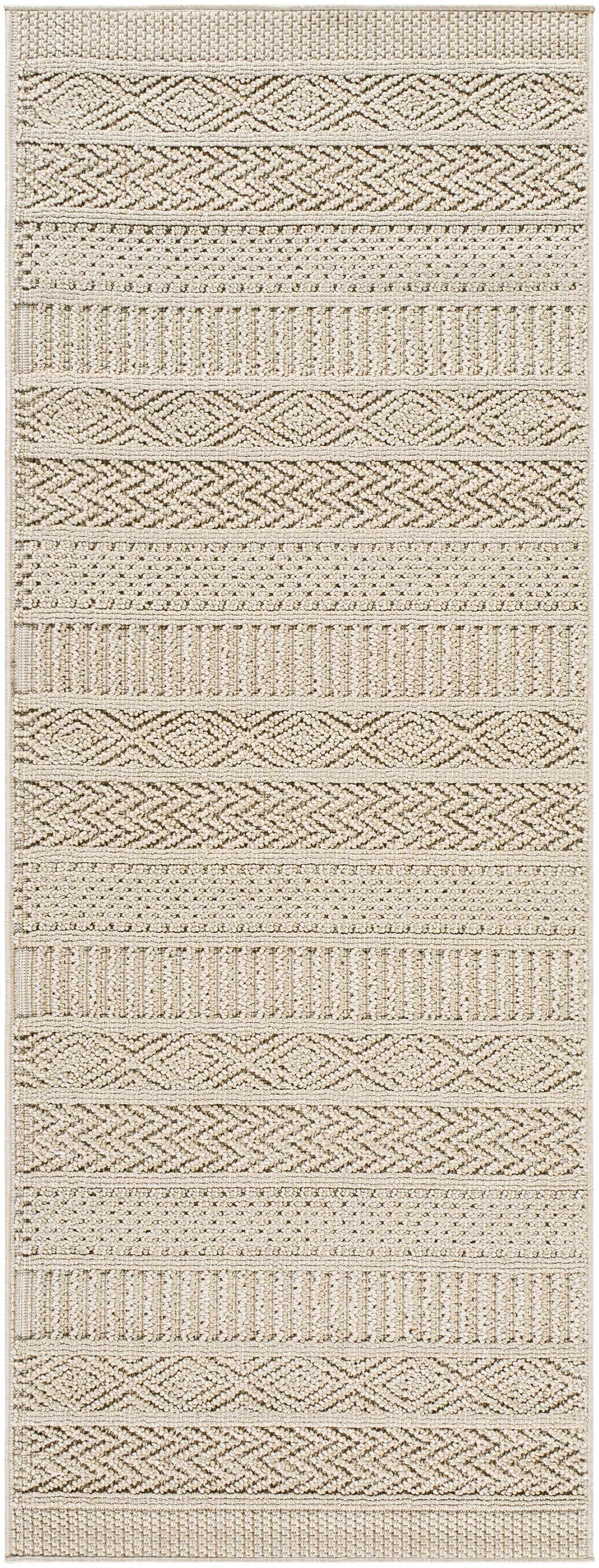 Corom Beige Outdoor Area Rug - Clearance by Boutique Rugs