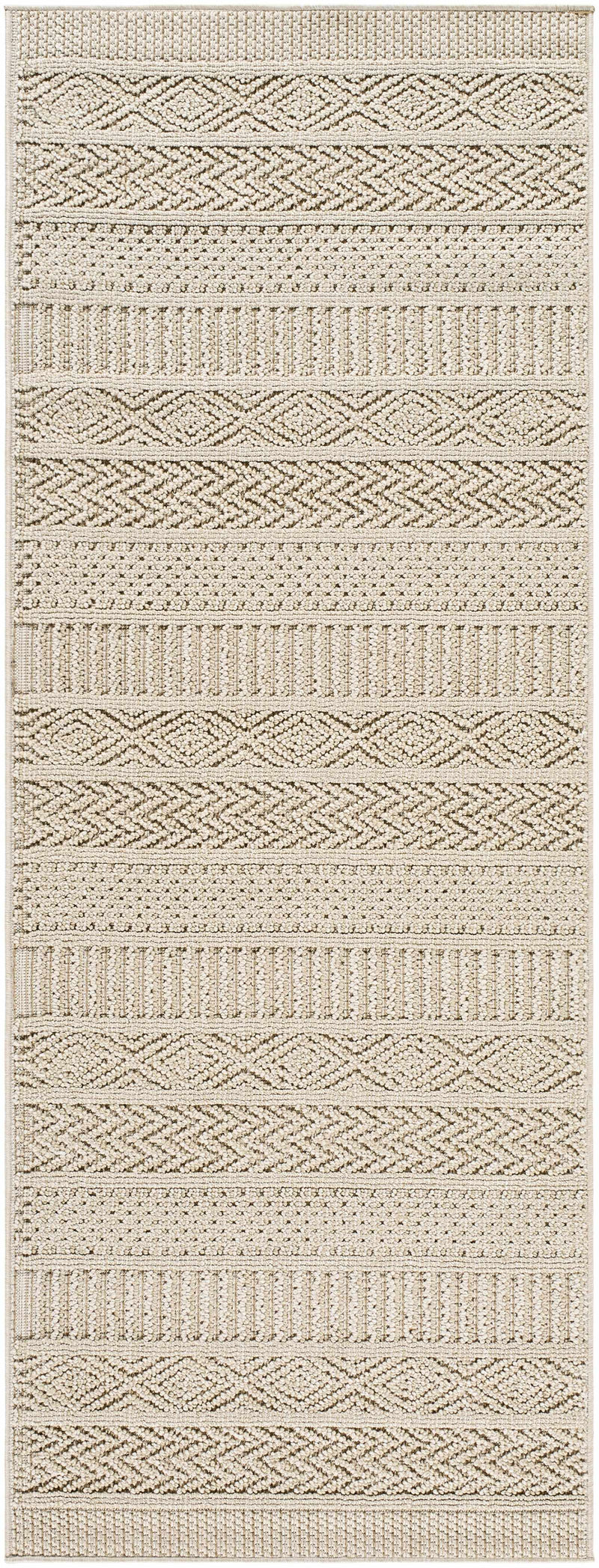 Corom Beige Outdoor Area Rug - Clearance by Boutique Rugs