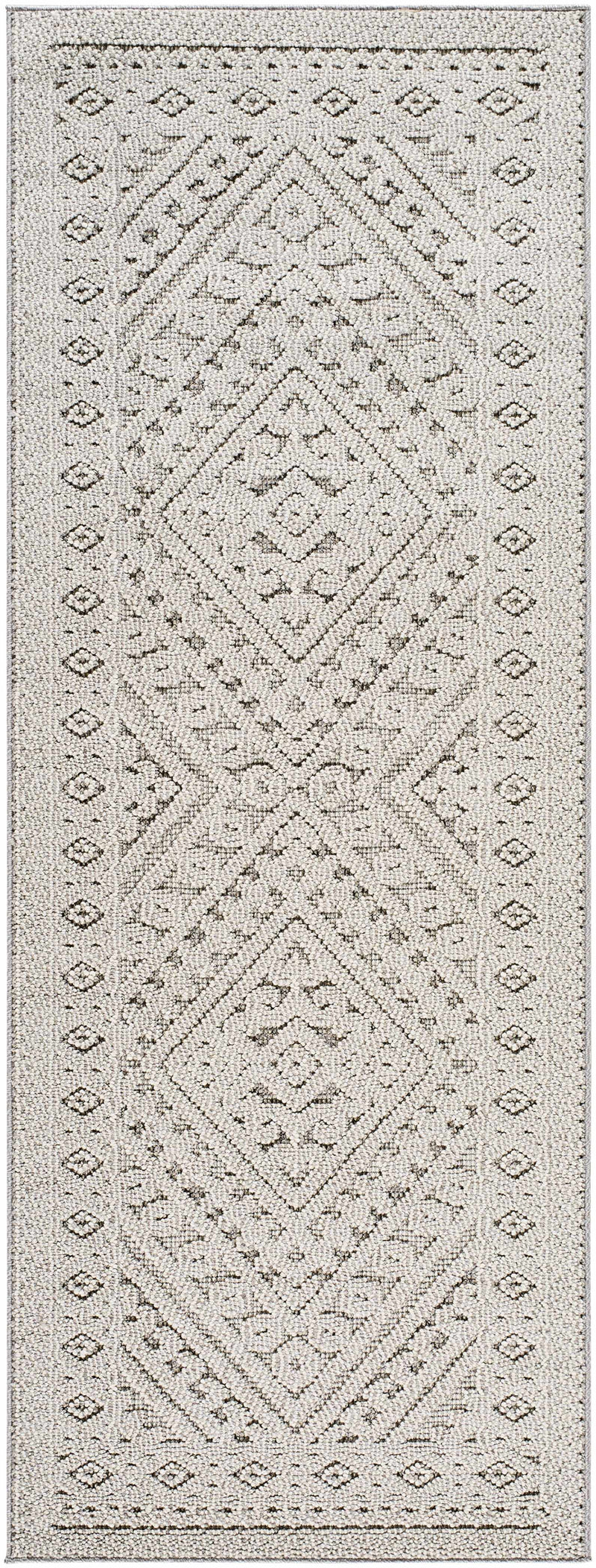 Hibah Natural Gray Outdoor Area Rug - Clearance by Boutique Rugs