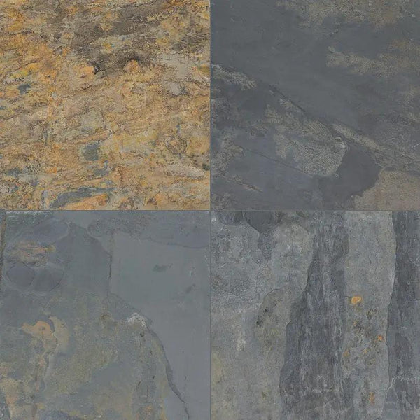 Rustic Gold Gauged Slate Tiles 12x12