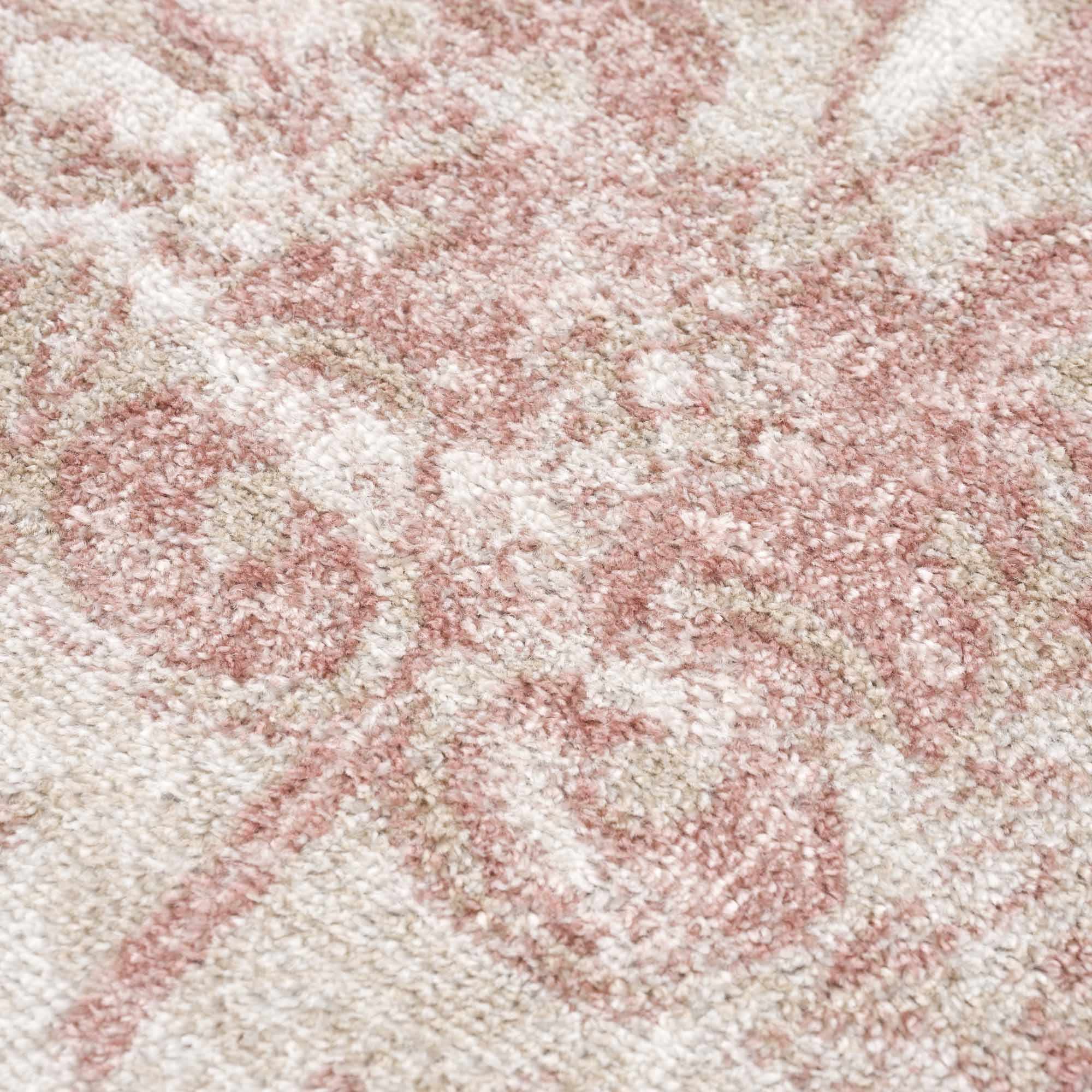 Snead Pink Floral Rug by Boutique Rugs