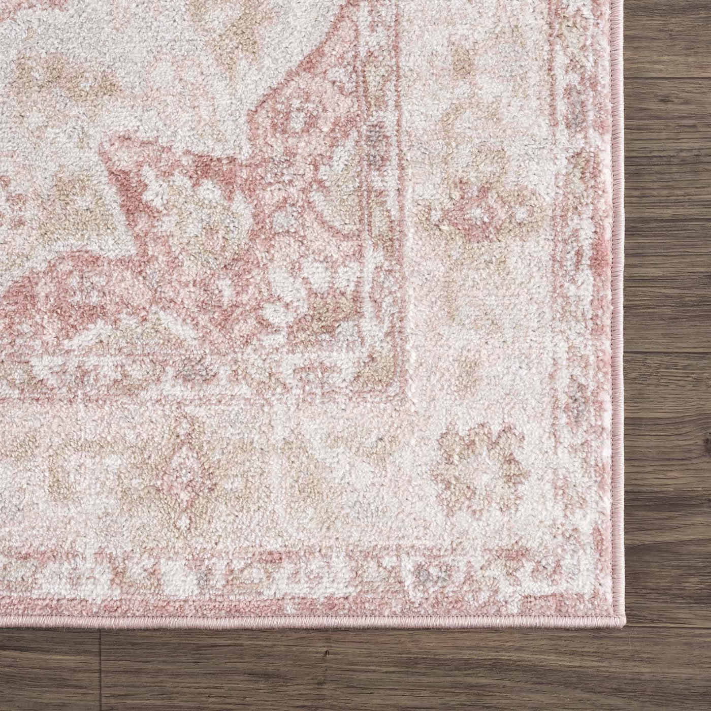 Kandos Blush & Light Pink Area Rug by Boutique Rugs