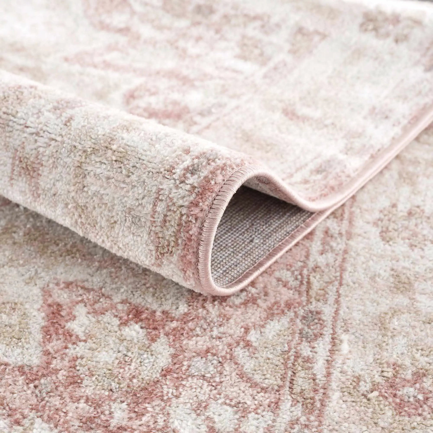 Kandos Blush & Light Pink Area Rug by Boutique Rugs