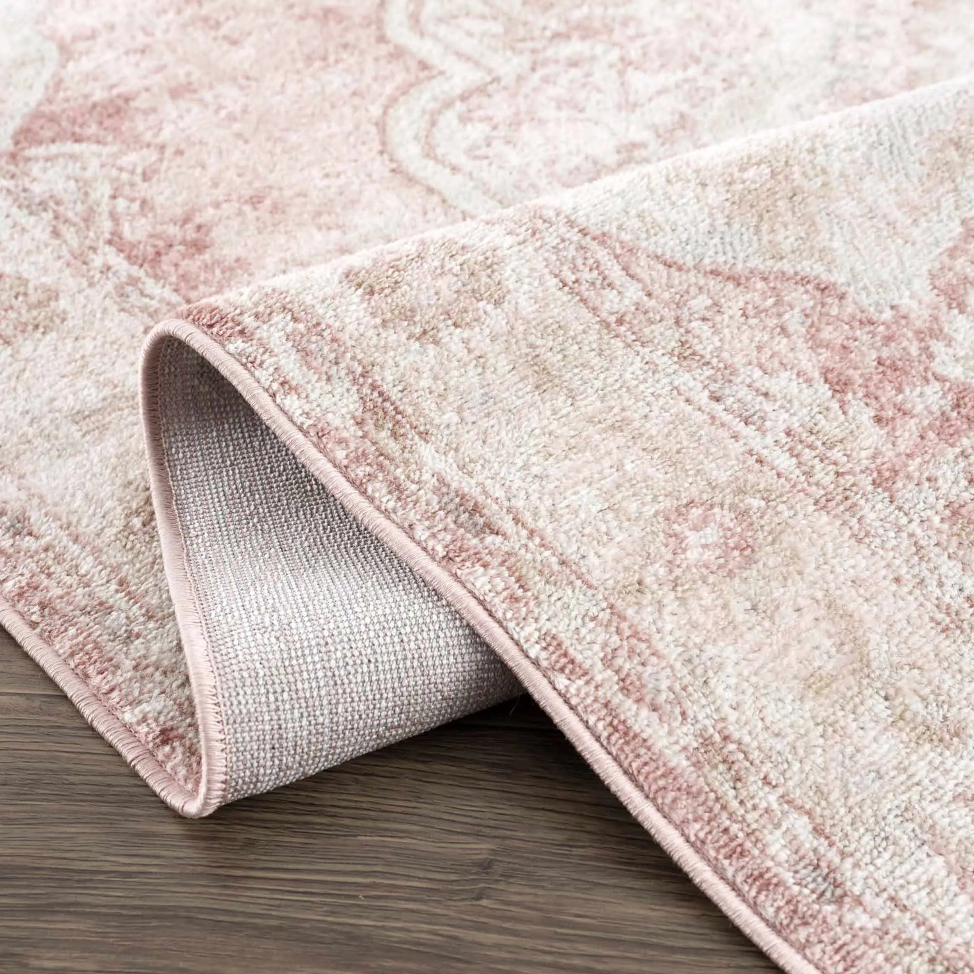 Kandos Blush & Light Pink Area Rug by Boutique Rugs