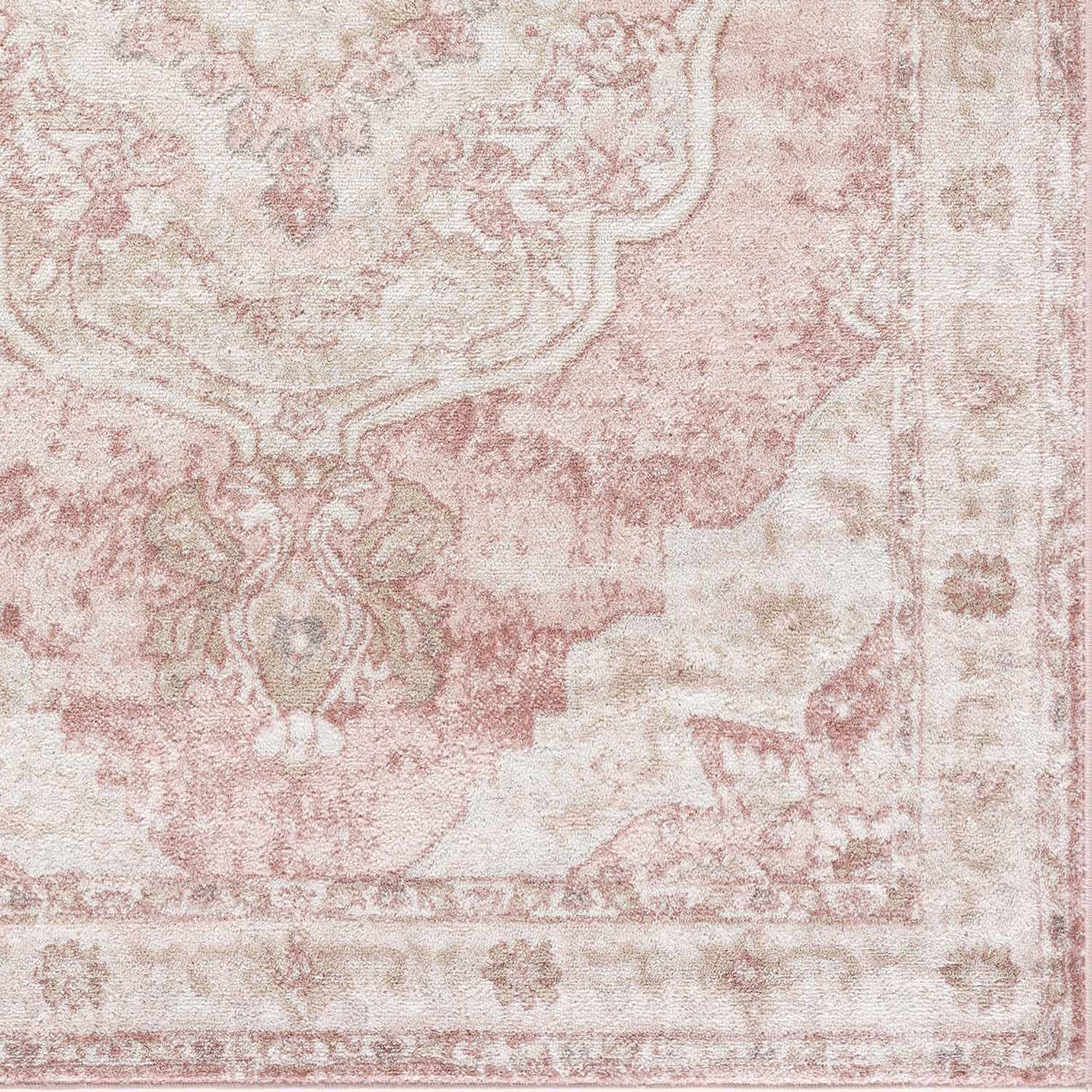 Kandos Blush & Light Pink Area Rug by Boutique Rugs