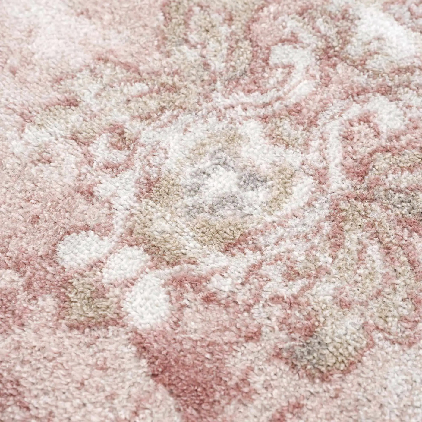 Kandos Blush & Light Pink Area Rug by Boutique Rugs