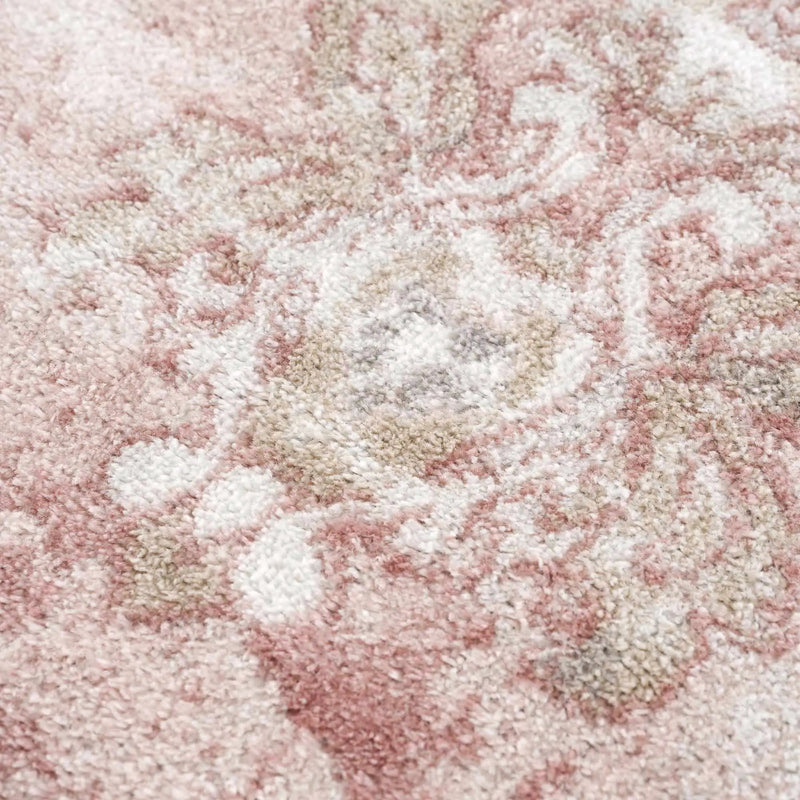 Kandos Blush & Light Pink Area Rug by Boutique Rugs