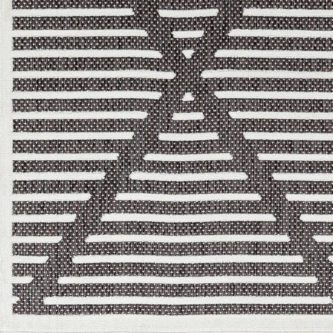 Anah 3D Black Outdoor Rug by Boutique Rugs