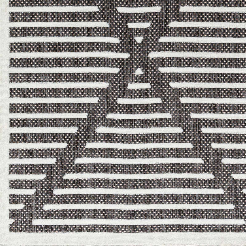 Anah 3D Black Outdoor Rug by Boutique Rugs