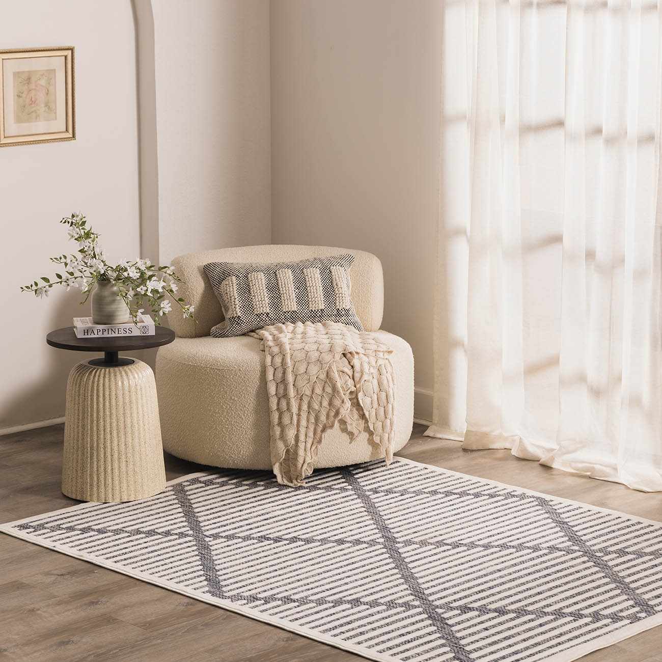 Anah Blue Outdoor Rug by Boutique Rugs