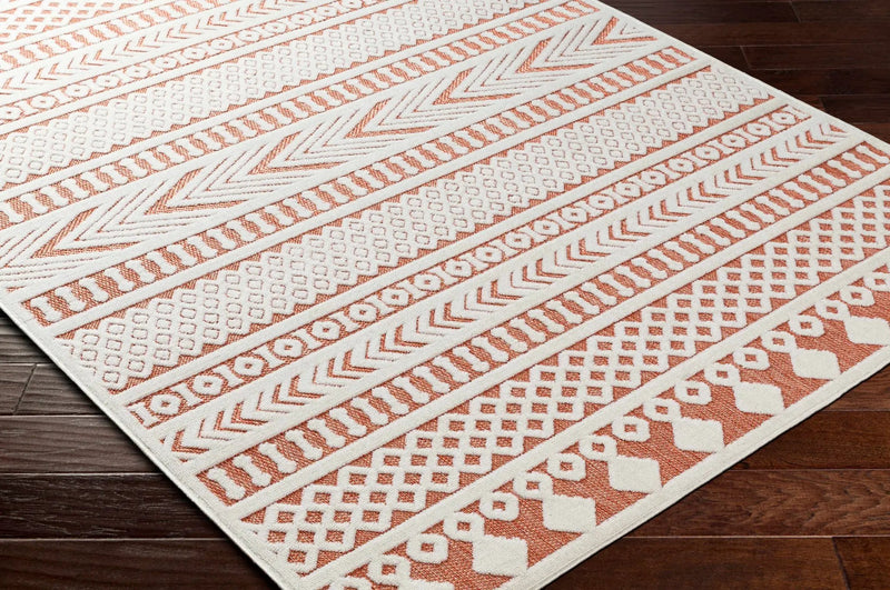 Jove Orange Outdoor Rug - Clearance by Boutique Rugs