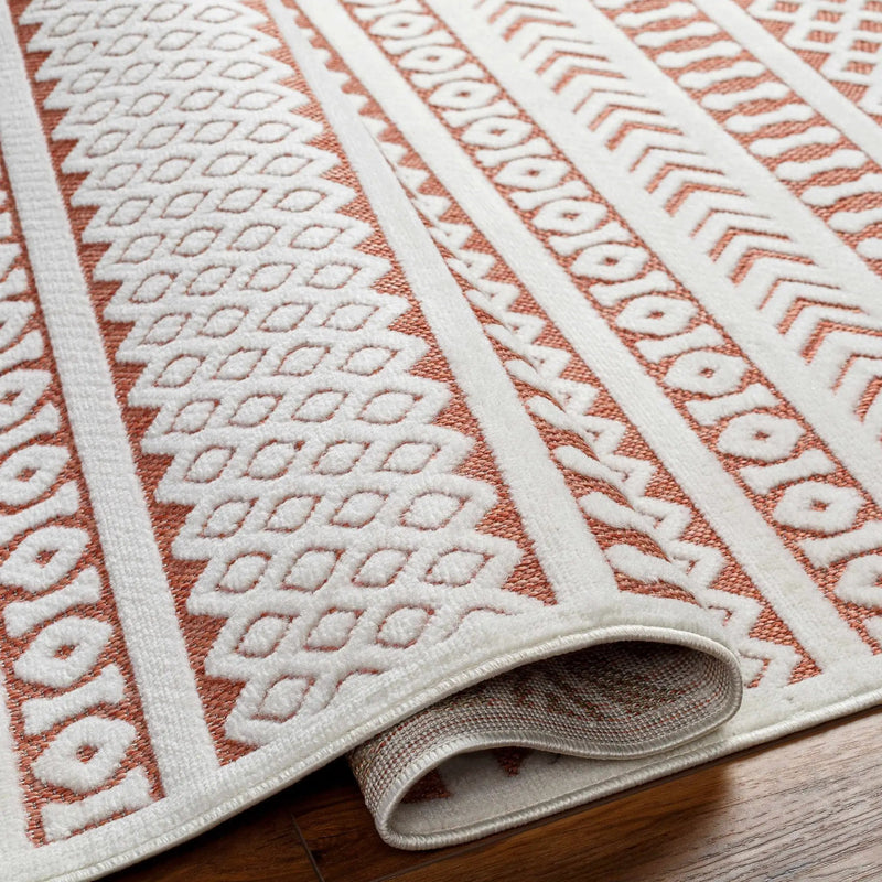 Jove Orange Outdoor Rug - Clearance by Boutique Rugs