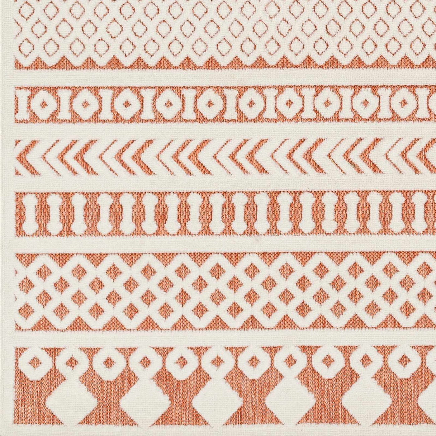 Jove Orange Outdoor Rug - Clearance by Boutique Rugs