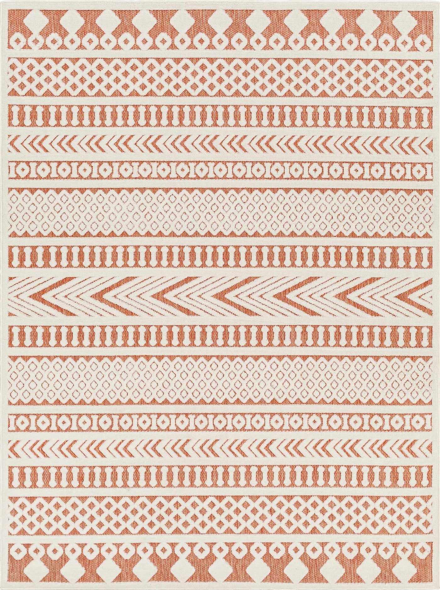 Jove Orange Outdoor Rug - Clearance by Boutique Rugs