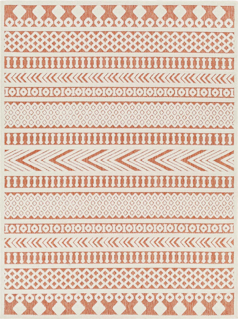 Jove Orange Outdoor Rug - Clearance by Boutique Rugs