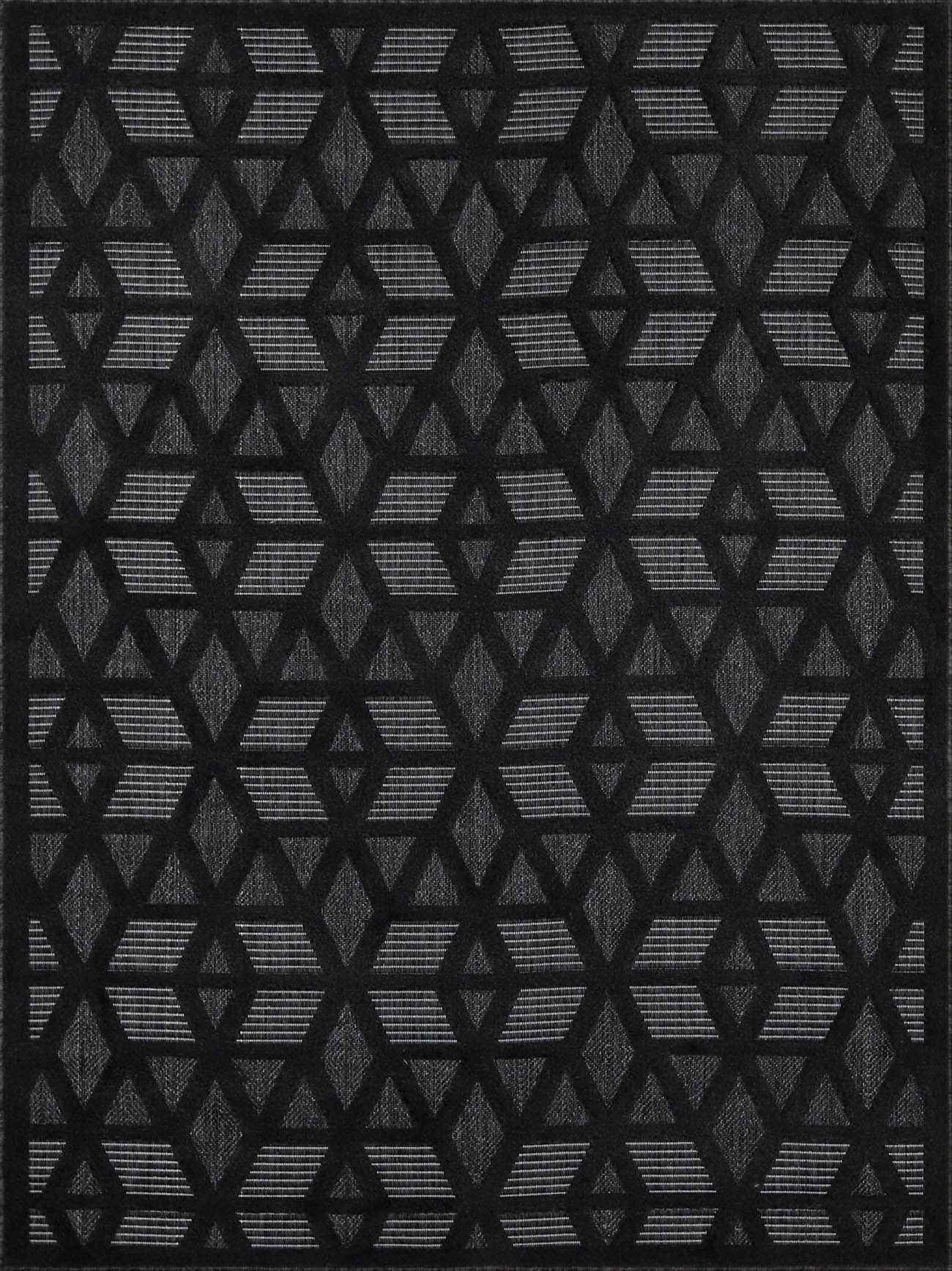Nuri Black Outdoor Rug - Clearance by Boutique Rugs