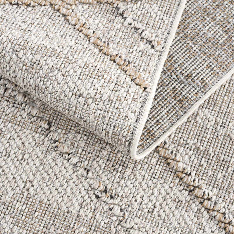 Baqer Bone & Tan Area Rug by Hauteloom