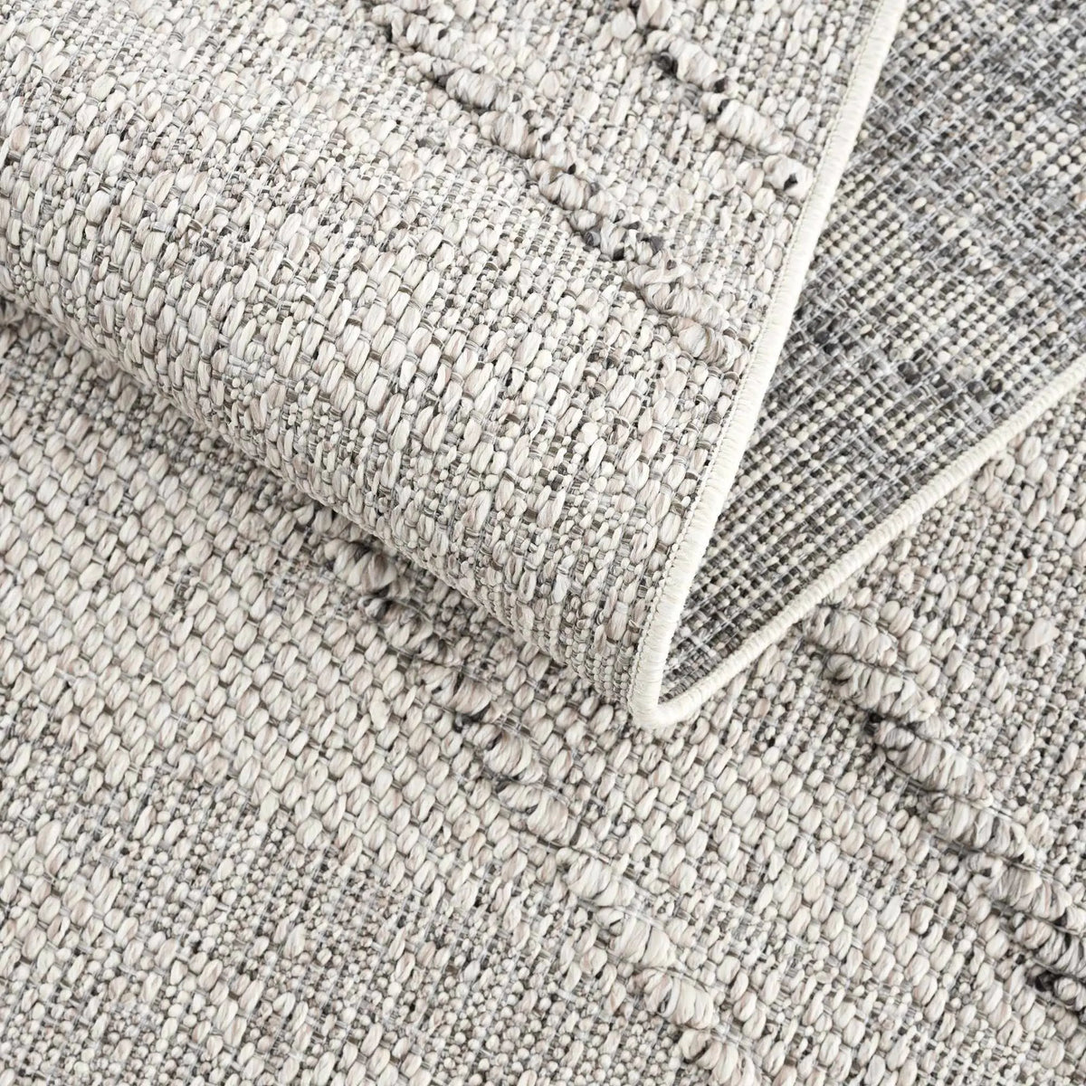 Baqer Bone & Taupe Area Rug by Hauteloom